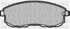 BORG & BECK BBP2206 Brake Pad Set, disc brake